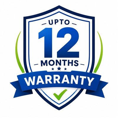 Up to 12 Months Warranty